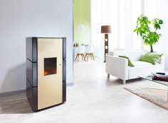 Wasserführender Pelletofen Domonova / Leguan 8 KW